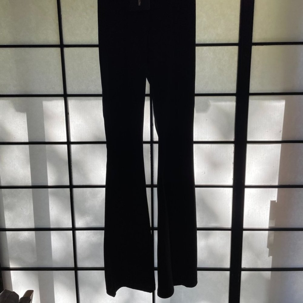 Pretty Little Thing black flared pants